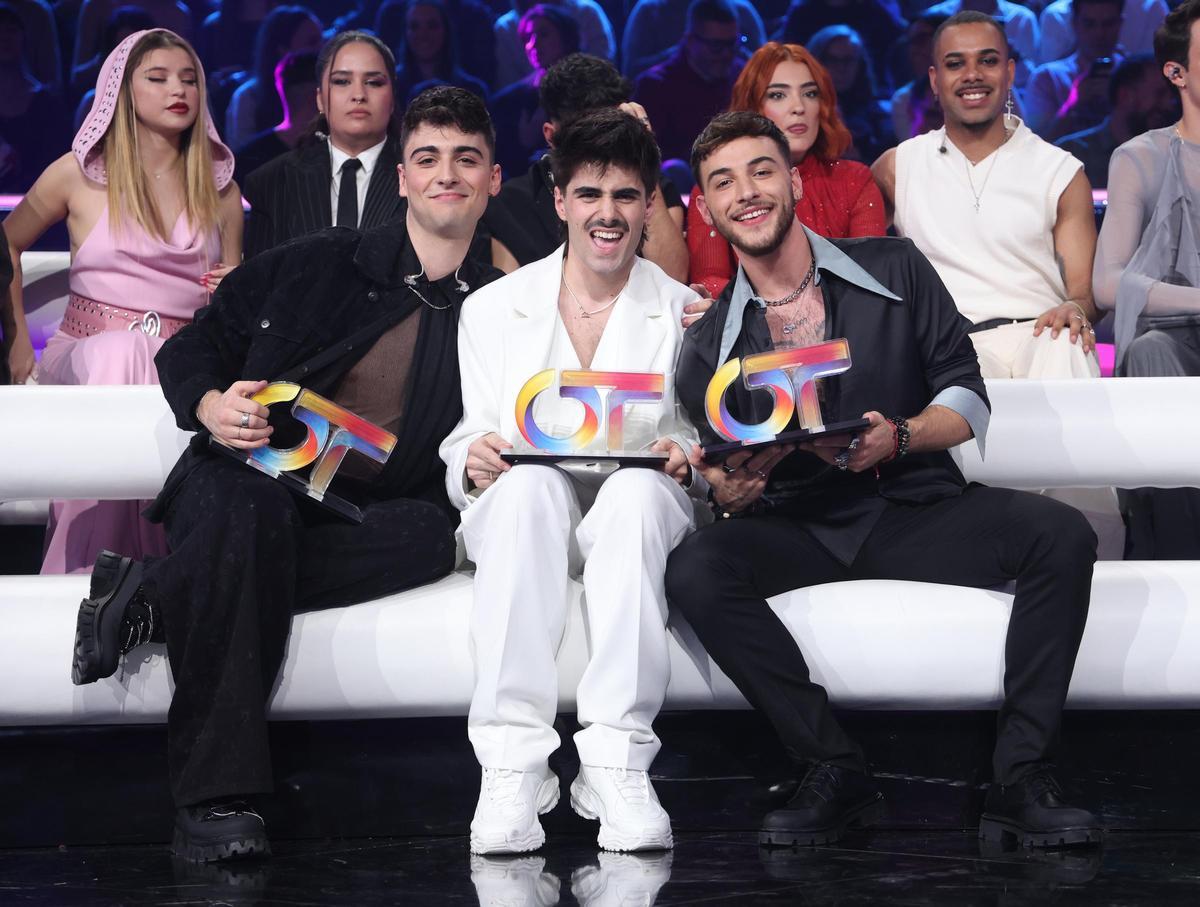 Juanjo, Martin et Lucas, en demi-finale de 'OT 2023'