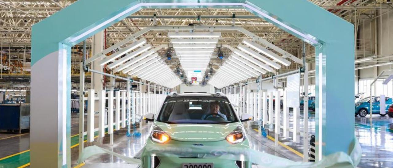 Fàbrica de la companyia Chery a la ciutat xinesa de Qingdao.