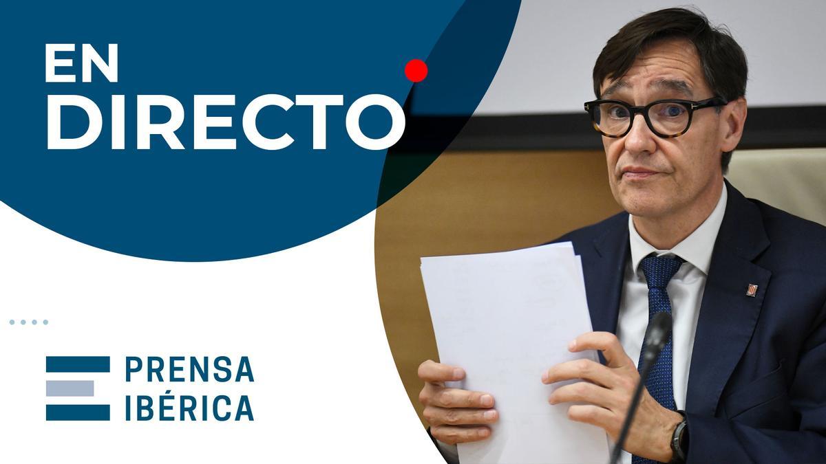 Salvador Illa comparaît devant la commission d'enquête du Sénat