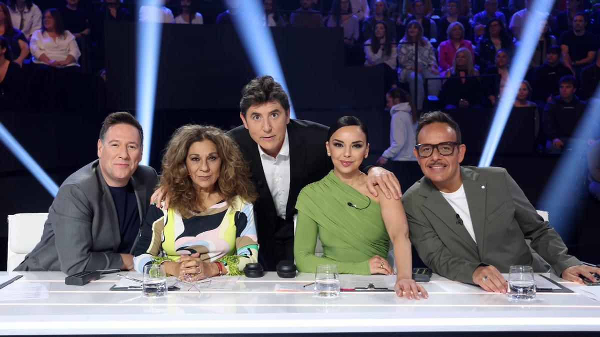 Carlos Latre, Lolita, Manel Fuentes, Chenoa y Àngel Llàcer