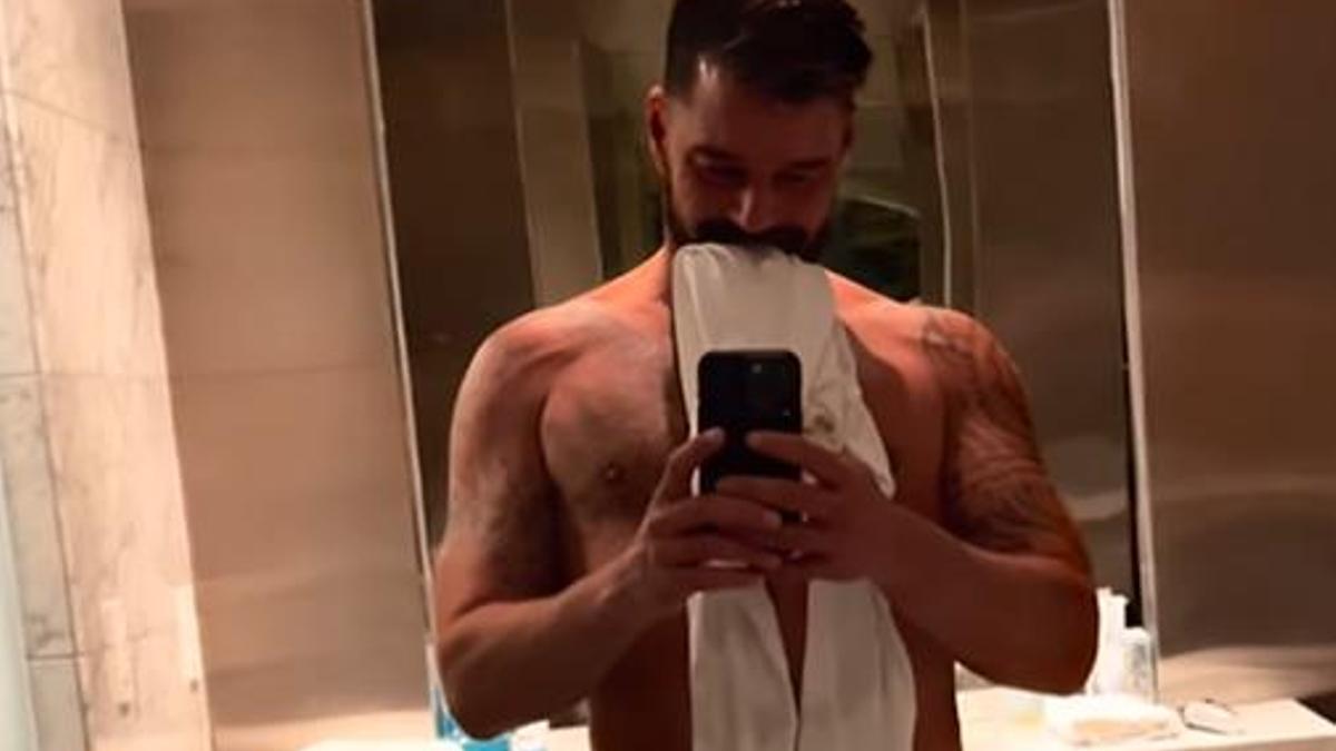 Fotograma del vídeo viral de Ricky Martin
