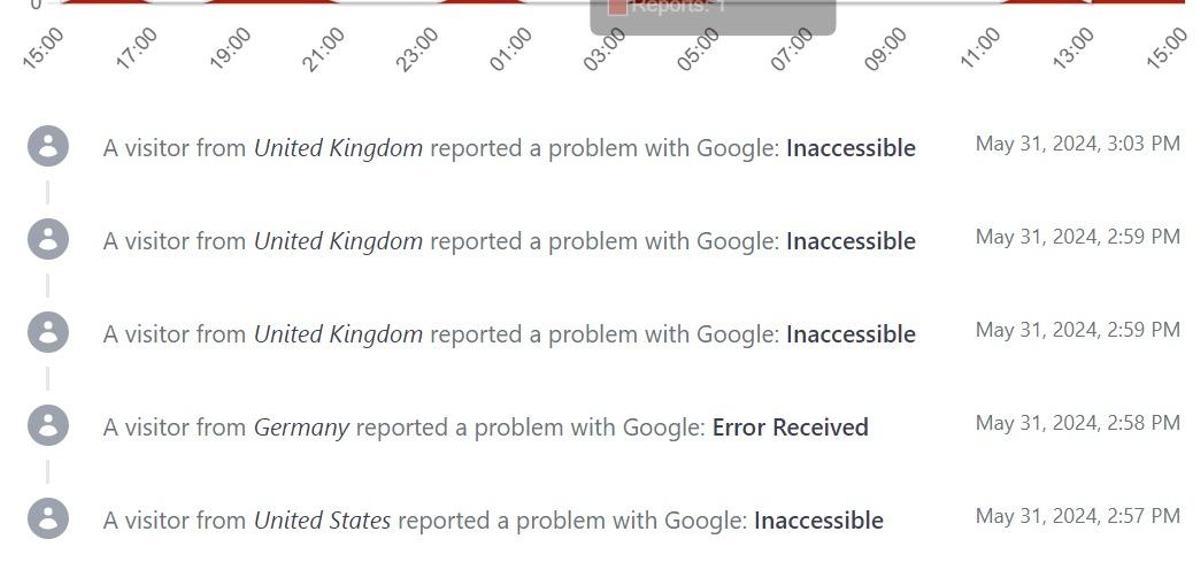 Crash de Google