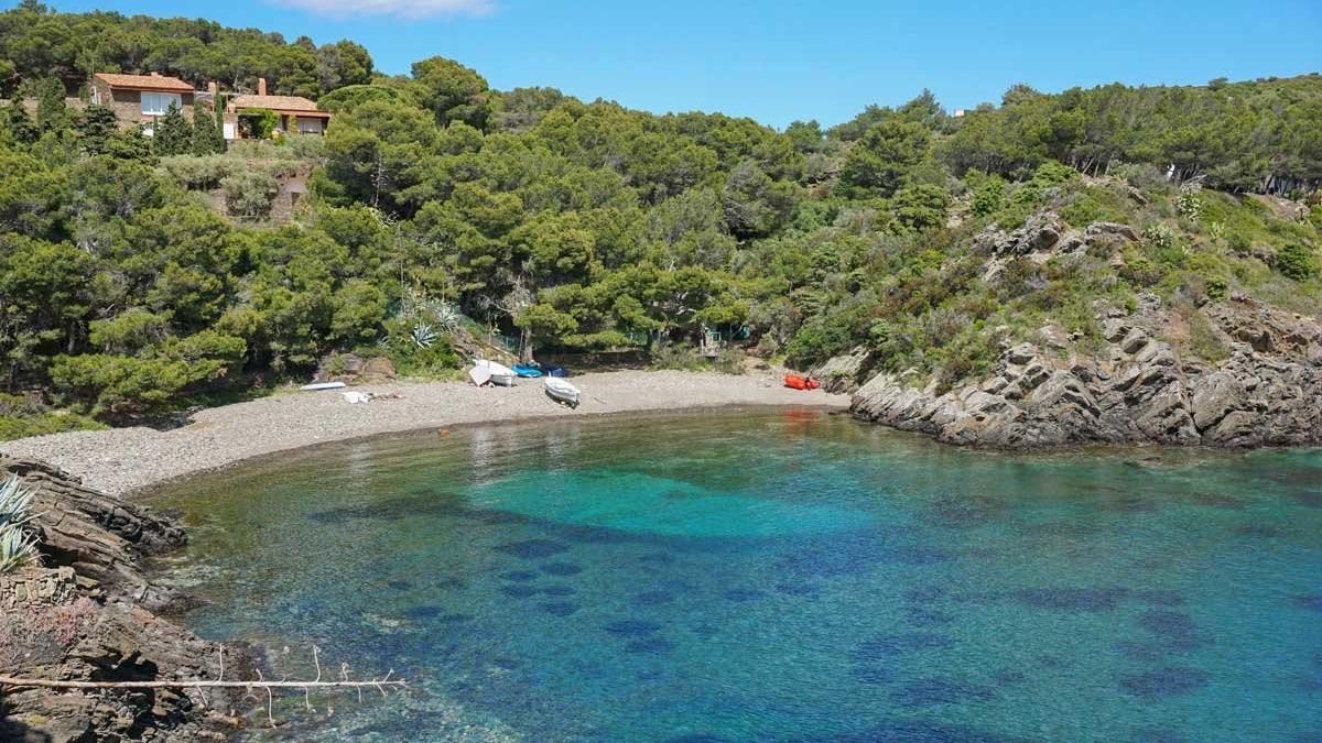 Una cala en la Costa Brava.