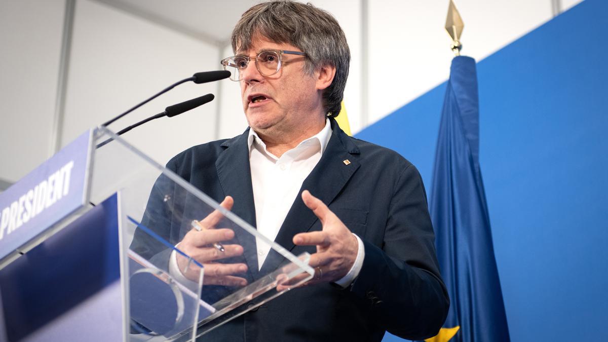 El candidat de Junts a la Generalitat de Catalunya, Carles Puigdemont.