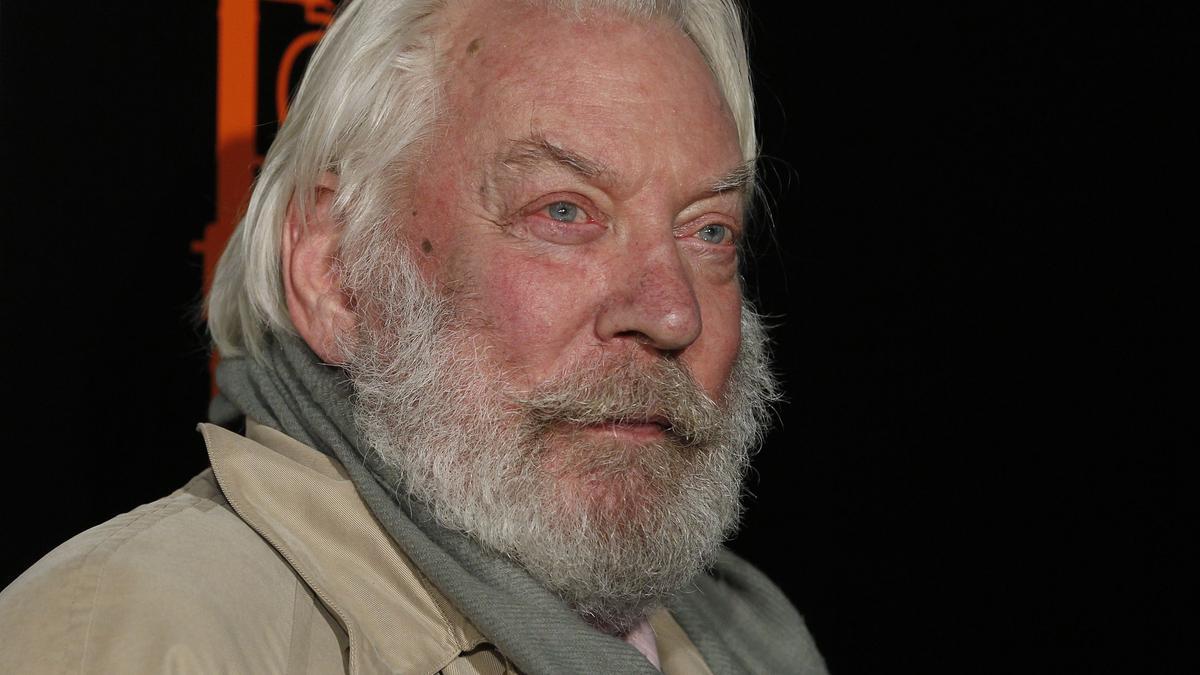 El actor Donald Sutherland