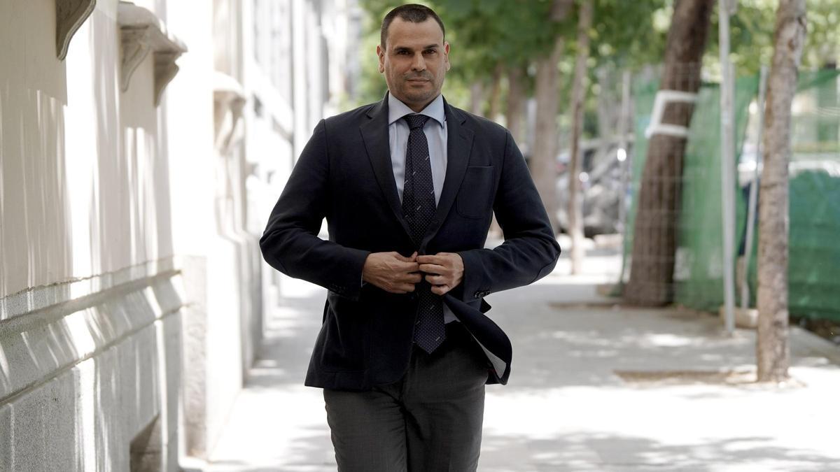 Alberto González Amador, novio de Díaz Ayuso, a la llegada al Tribunal Superior de Justicia.