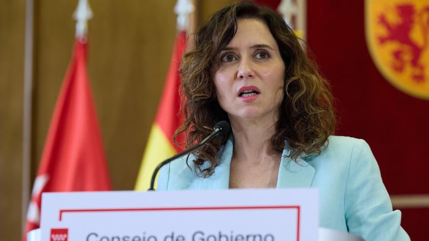 La presidenta de la Comunidad de Madrid, Isabel Díaz Ayuso.