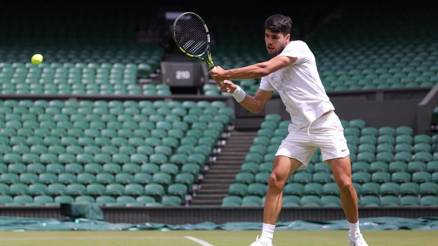 El tenista español, Carlos Alcaraz.