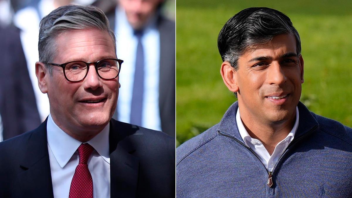 Keir Starmer y Rishi Sunak