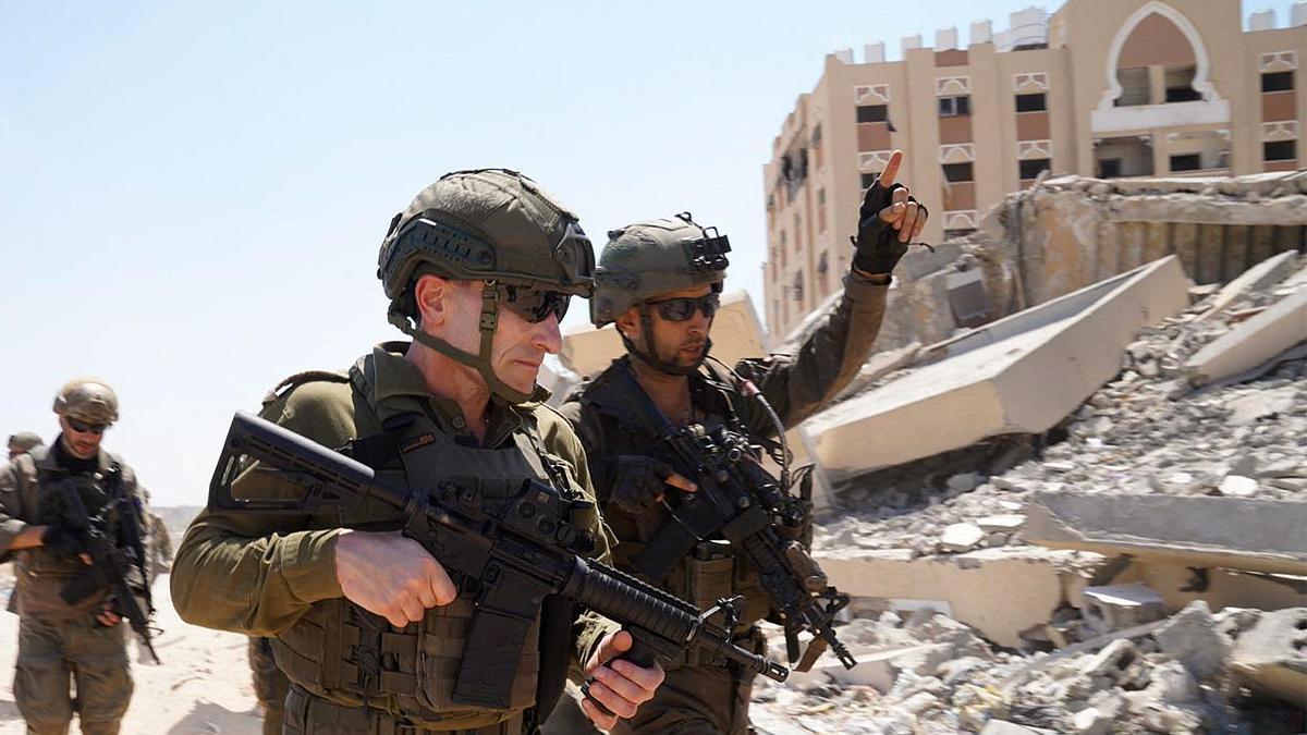 Soldados de Israel en plena operación en Gaza.