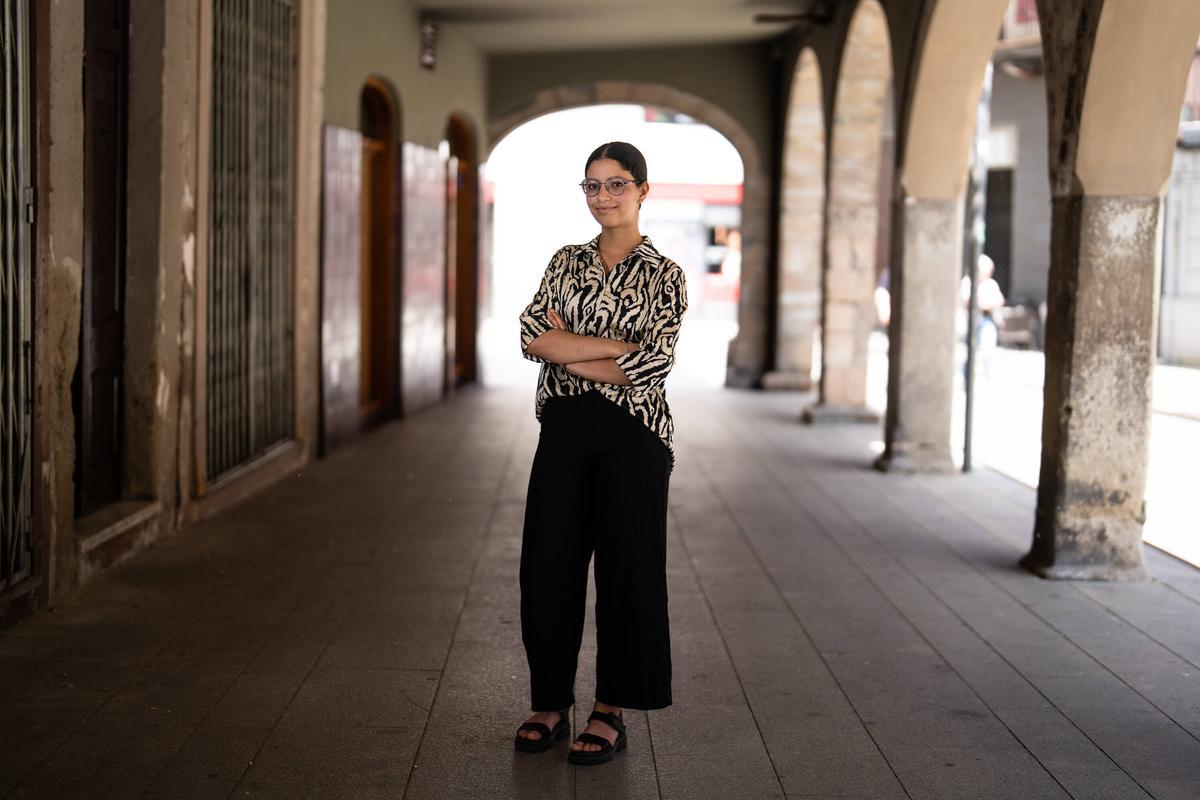 Boutayna Attou, étudiante de 20 ans originaire de Ripoll et vice-présidente de l'Association marocaine de la jeunesse du Ripollès.
