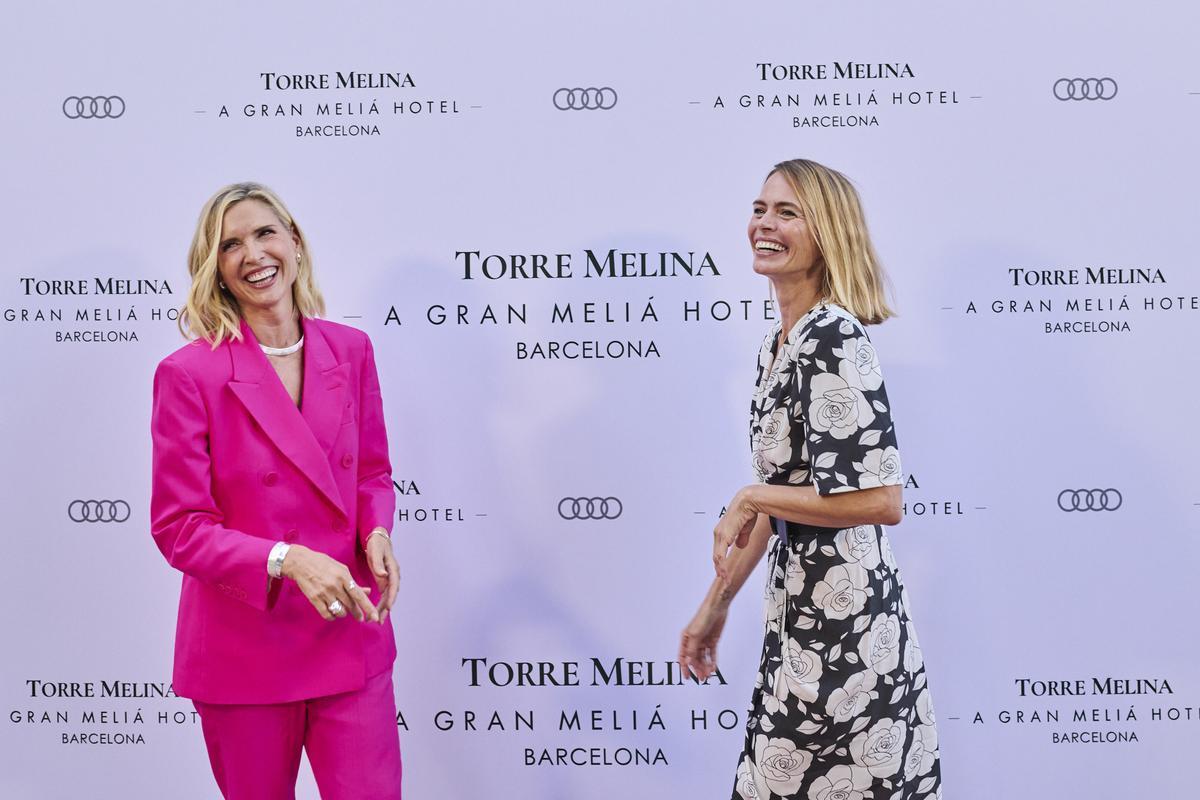 Judith Mascó et Verónica Blume à l'inauguration de l'Hôtel Melina