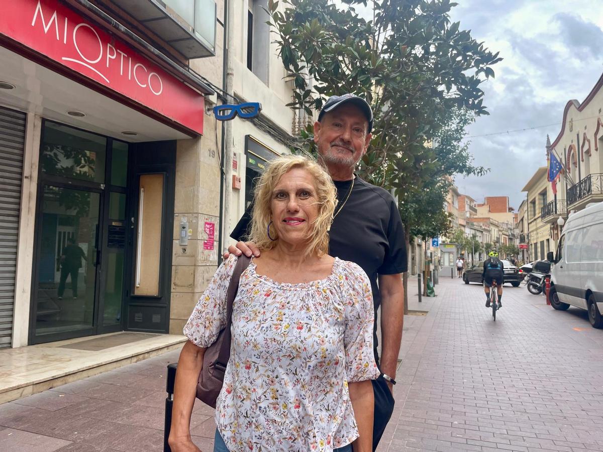 Maria Eulàlia Llorenç, 66 ans, et Jordi Alcantare, 67 ans ; habitants de Montcada et Reixac