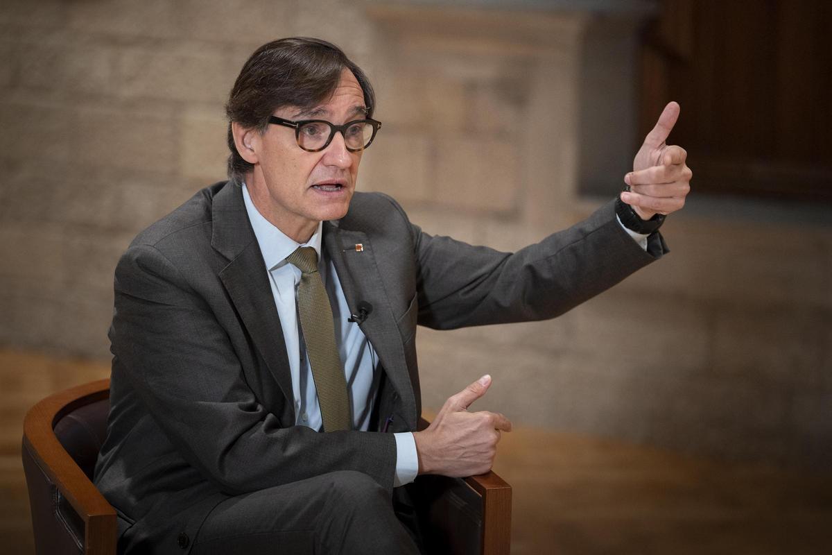 Le président de la Generalitat, Salvador Illa.