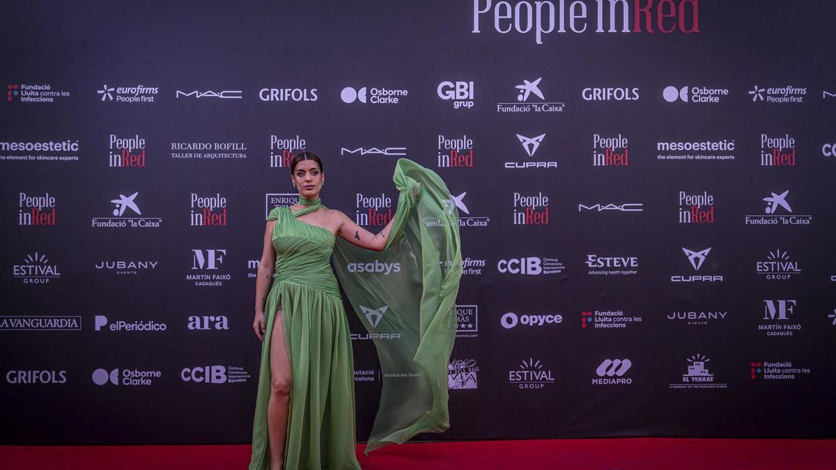 Dulceida, en la alfombra roja de la gala People in Red, en mayo pasado.