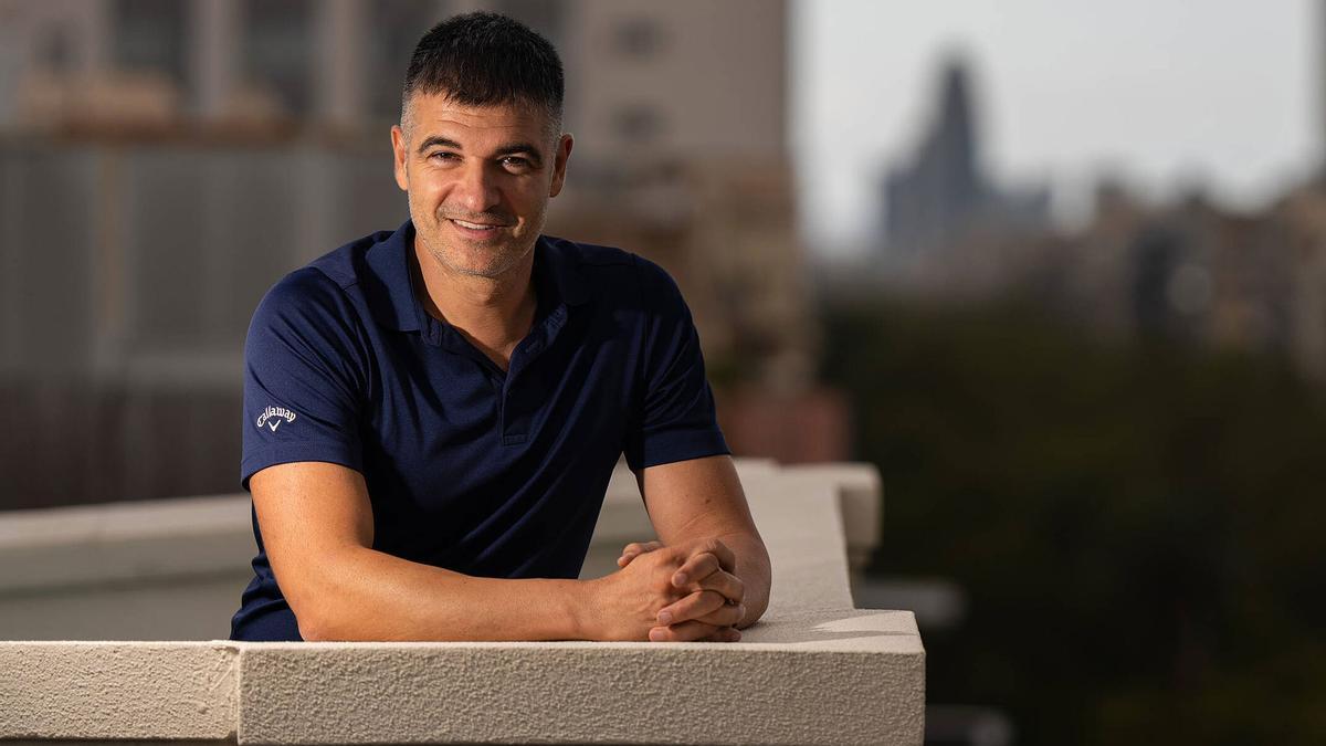 Eloy Moreno, autor de 'Redes', en un hotel de Barcelona.