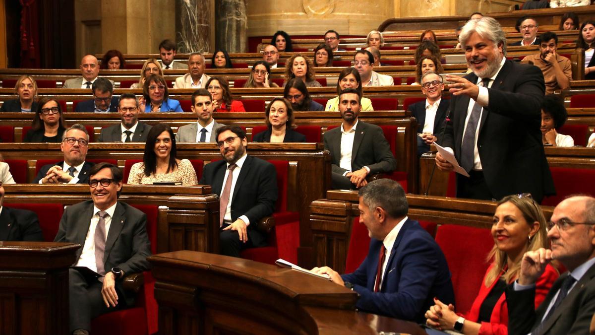 Albert Batet, en una intervención en el Parlament