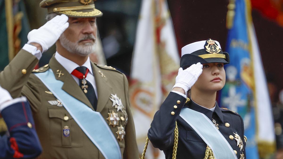 El desfile militar del 12 de octubre en Madrid, en imágenes