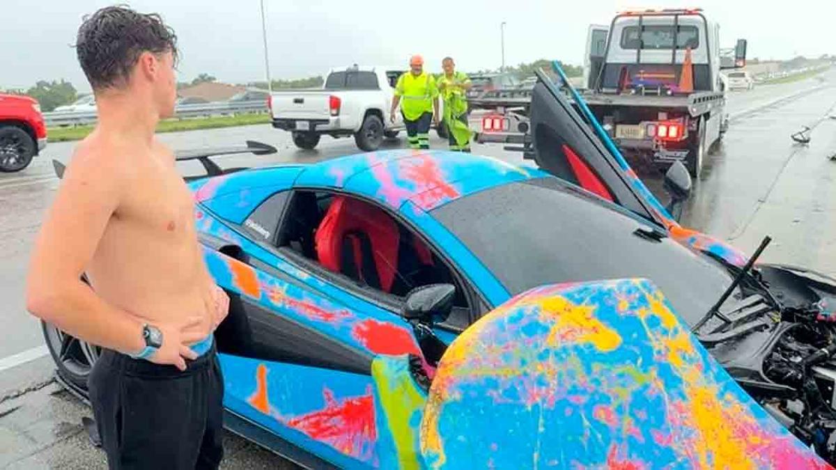 Jack Doherty despúes del accidente