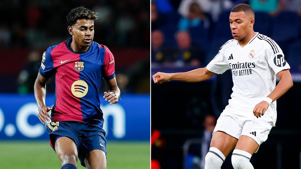 Lamine Yamal y Mbappé