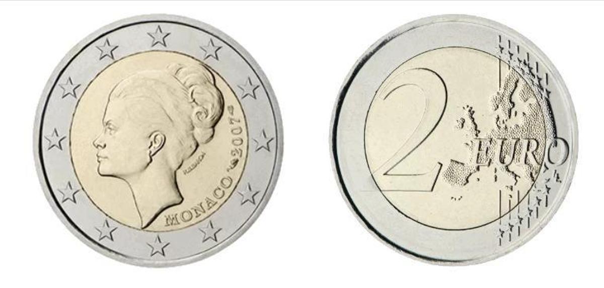 Pièce de 2 euros Monaco de 2007