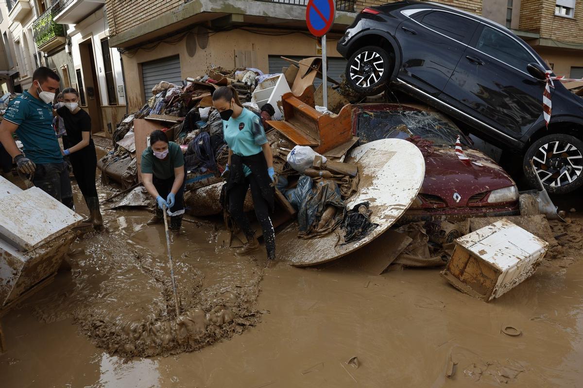 Effets des pluies torrentielles à Valence