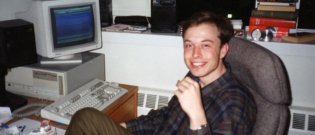 Una imagen de Elon Musk extraída de la biografía de Walter Isaacson.