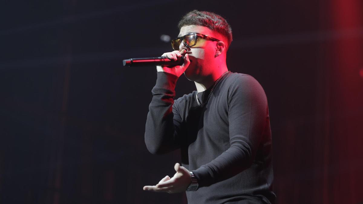 Quevedo en el concierto que ofreció el año pasado en Zaragoza