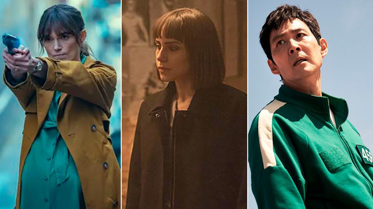 Keyra Knightley en 'Palomas negras', Aura Garrido en 'Invisible' y Lee Jung-jae en la segunda temporada de 'El juego del calamar'.