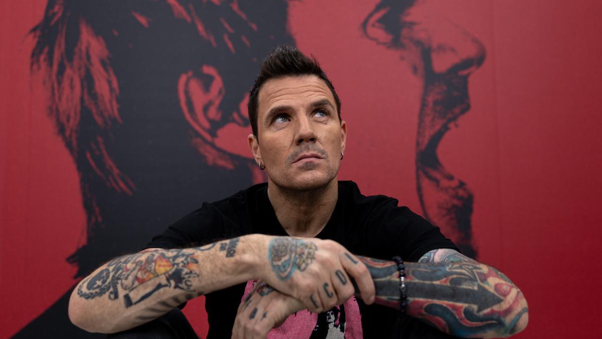 Dani Martín en la presentación de su nuevo disco