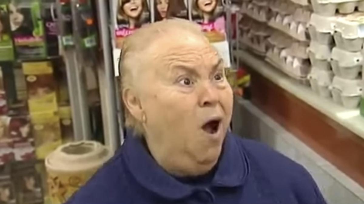 Antonia, en su intervención en Canal sur que la hizo famosa para siempre.