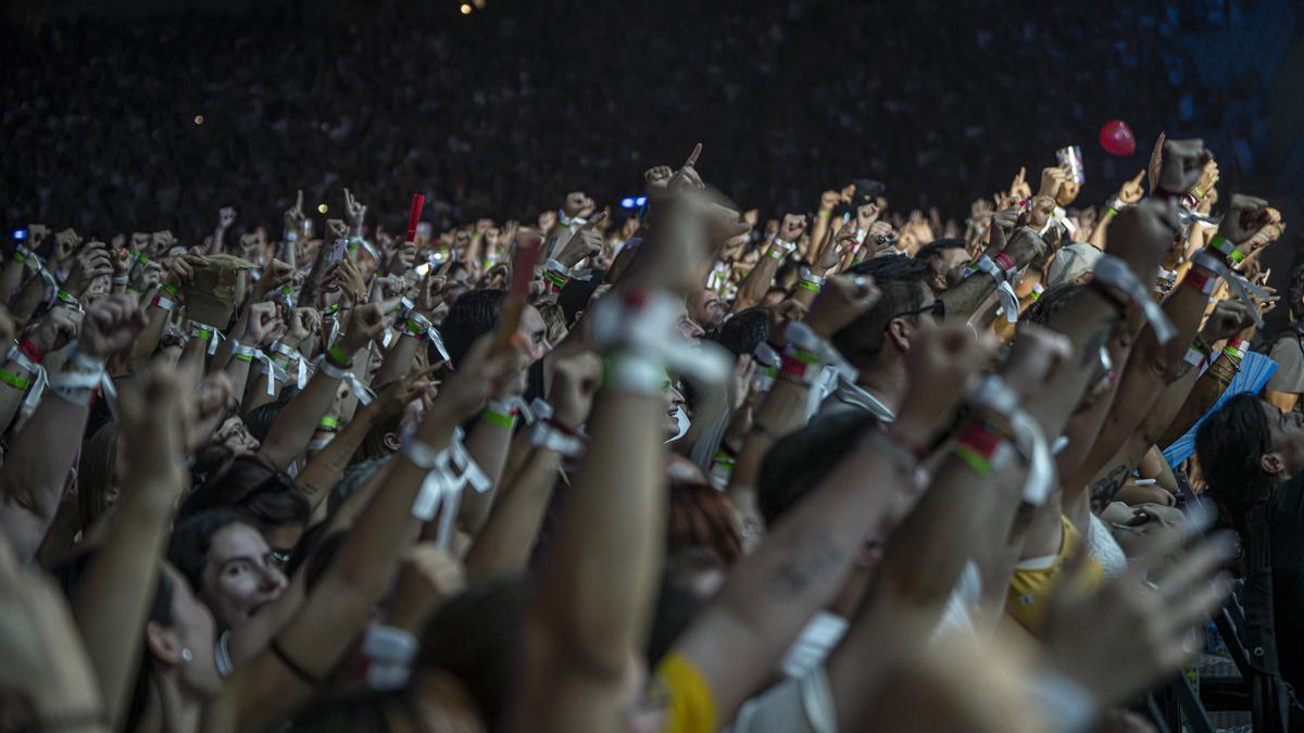 Concierto de Estopa en el Estadi Olímpic