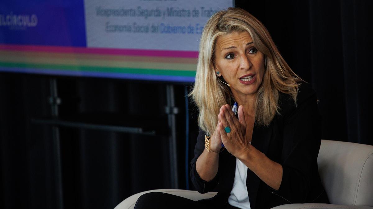 Archivo - La vicepresidenta segunda y ministra de Trabajo, Yolanda Díaz
