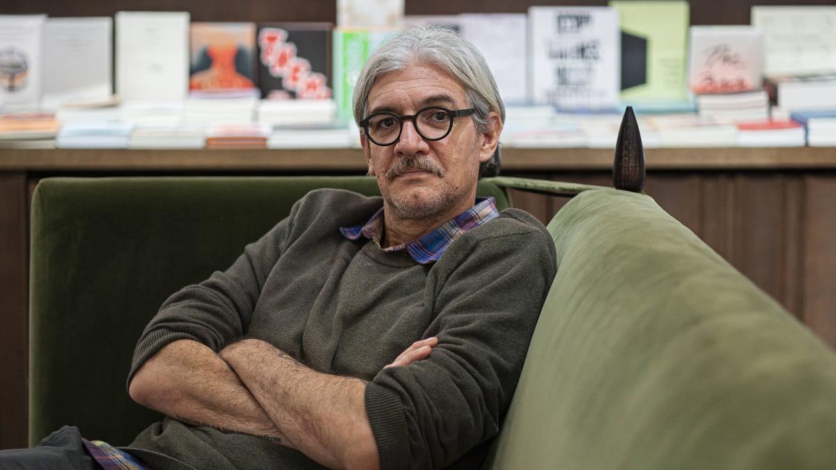 Emiliano Monge, en la barcelonesa librería Finestres