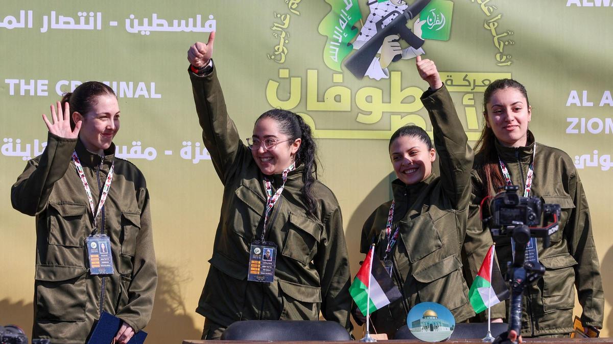 Liberación de las cuatro soldados israelís secuestradas por Hamás