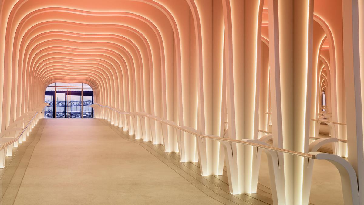 SLS Barcelone Entrance Ramp.