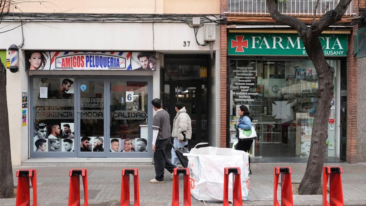 Inmueble en el barrio barcelonés de Sant Andreu en el que está domiciliada la sede española de la compañía New Era Visionary Group, partner de telecomunicaciones del Barça.
