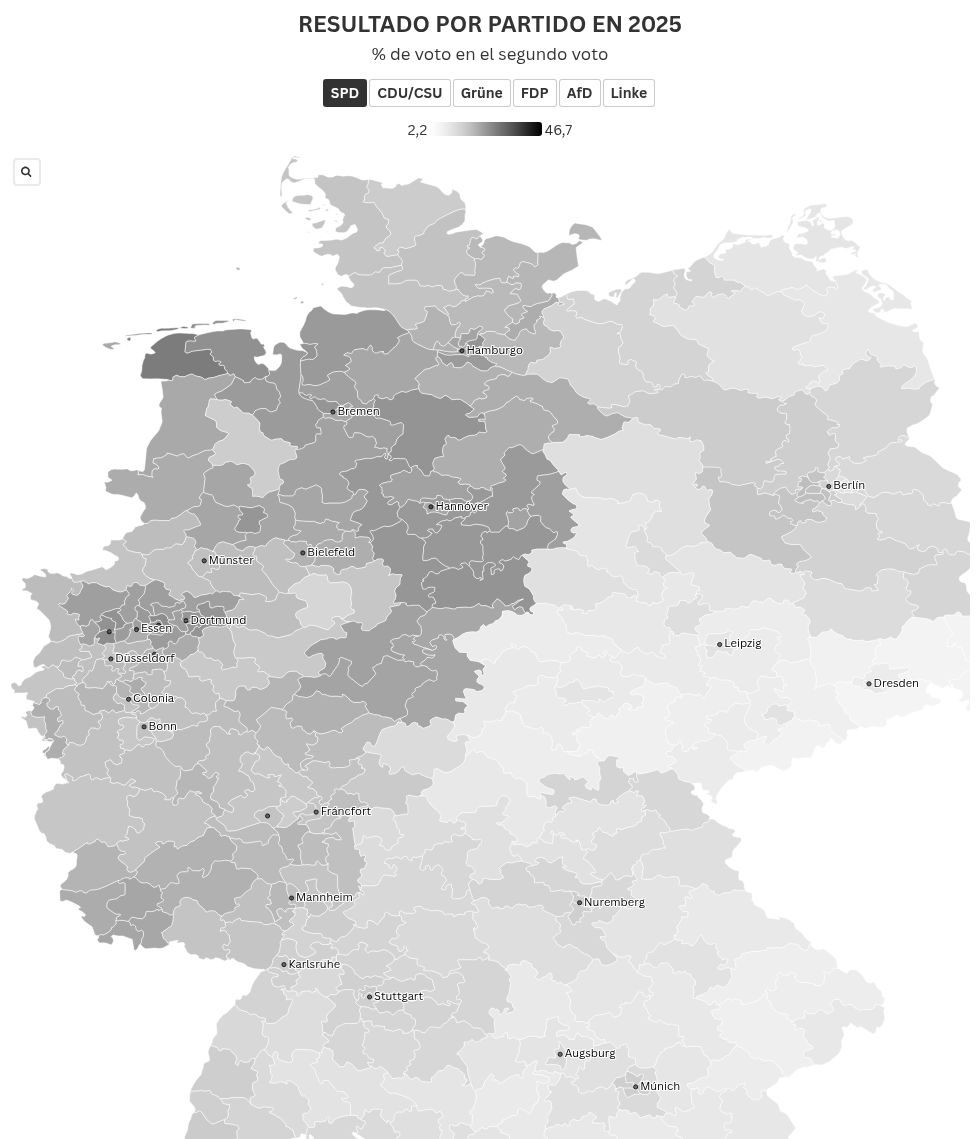 Visualisation cartographique