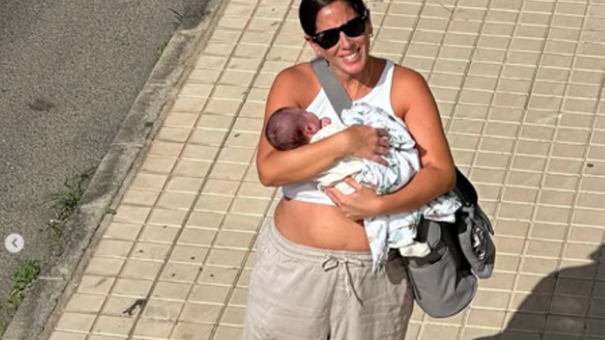 Anabel Pantoja y su hija Alma, el 25 de diciembre de 2024.