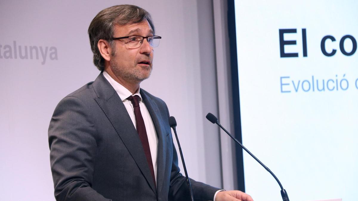 El conseller de Política Lingüística, Francesc Xavier Vila.