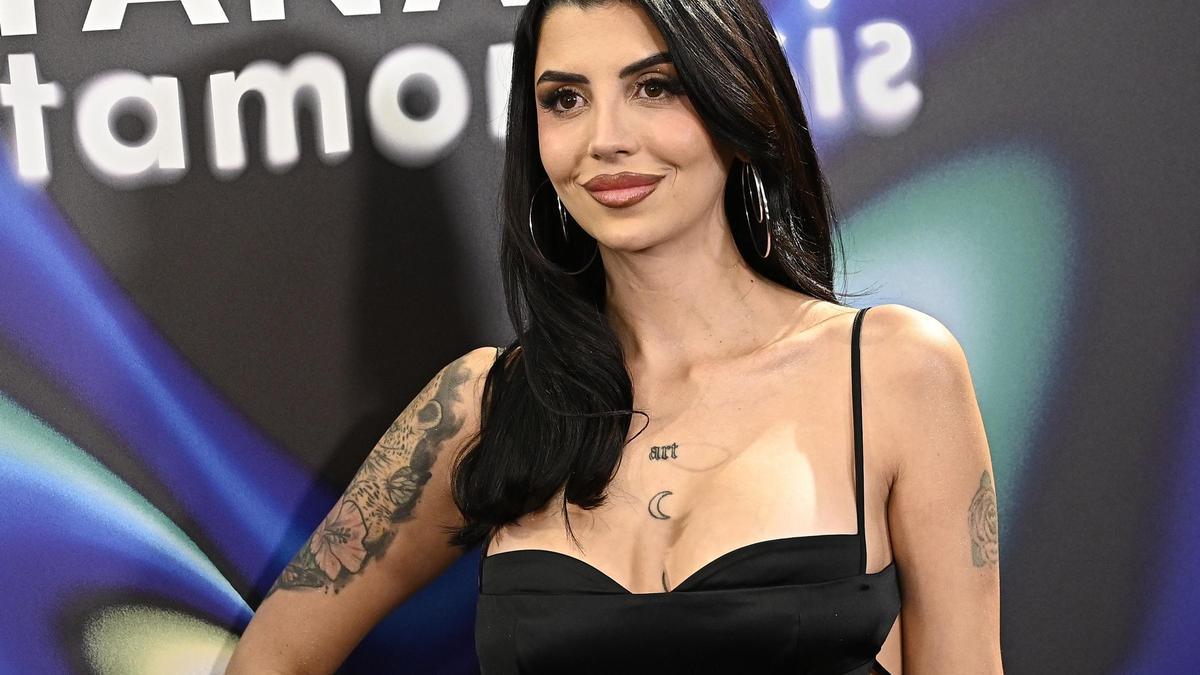 Naiara Moreno durante el estreno de la nueva serie documental de la cantante Aitana para Netflix, a 20 de febrero de 2025, en Madrid (España).