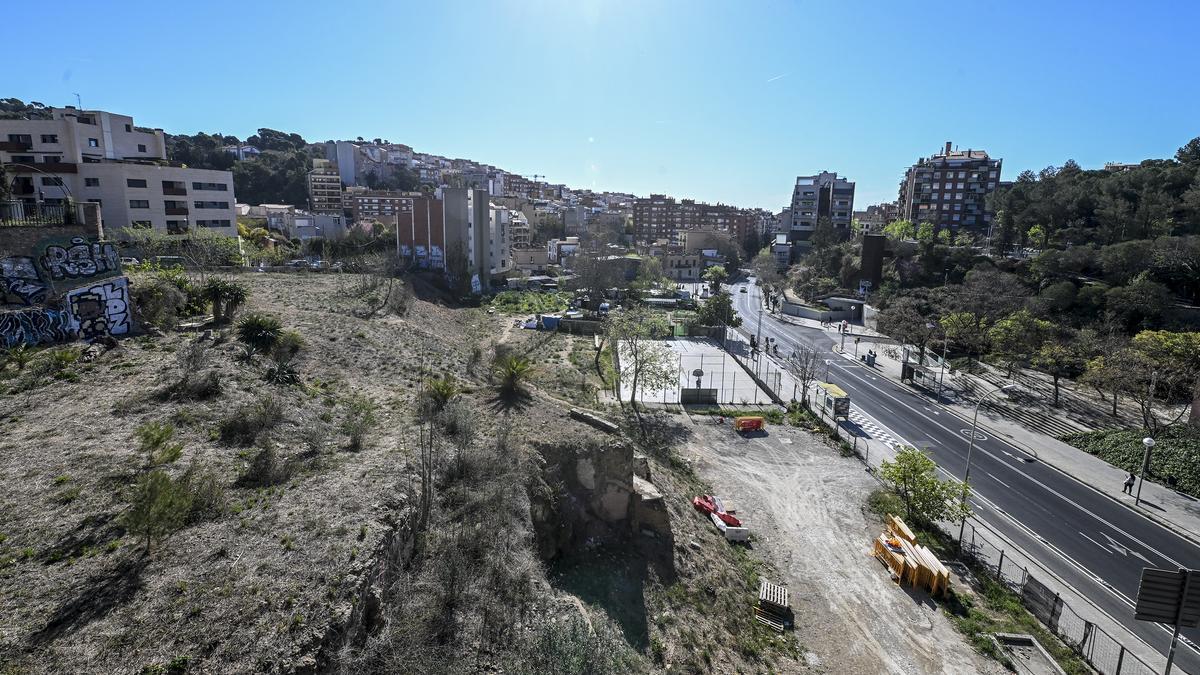 Vista de Vallcarca desde el viaducto.