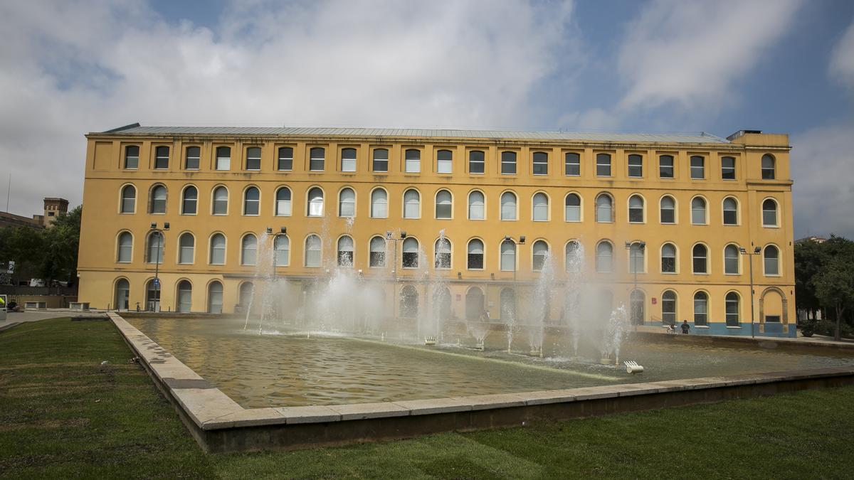 Biblioteca de Can Fabra, en Sant Andreu