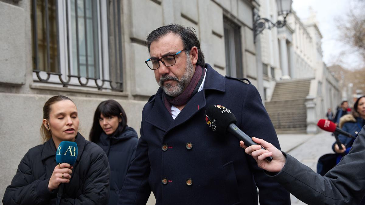 El hermano de Koldo García, Joseba García, a su salida de declarar en el Tribunal Supremo