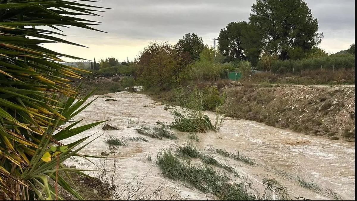 Caudales del río Argos a su paso por Caravaca.