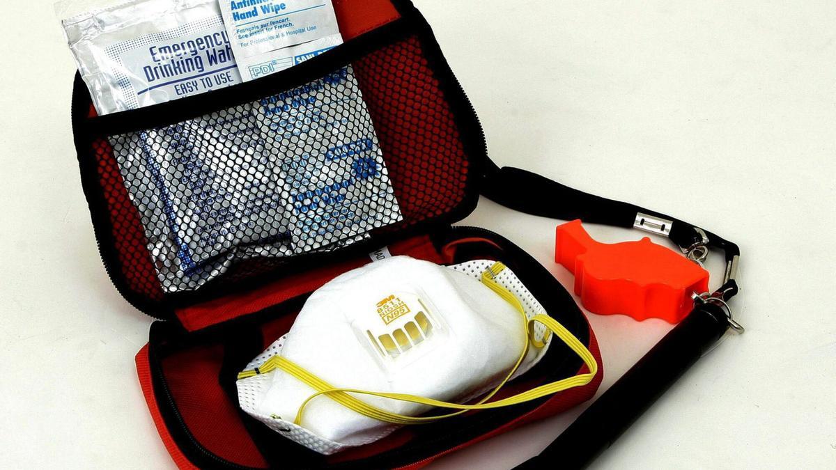 Un kit de emergencia para pasajeros.