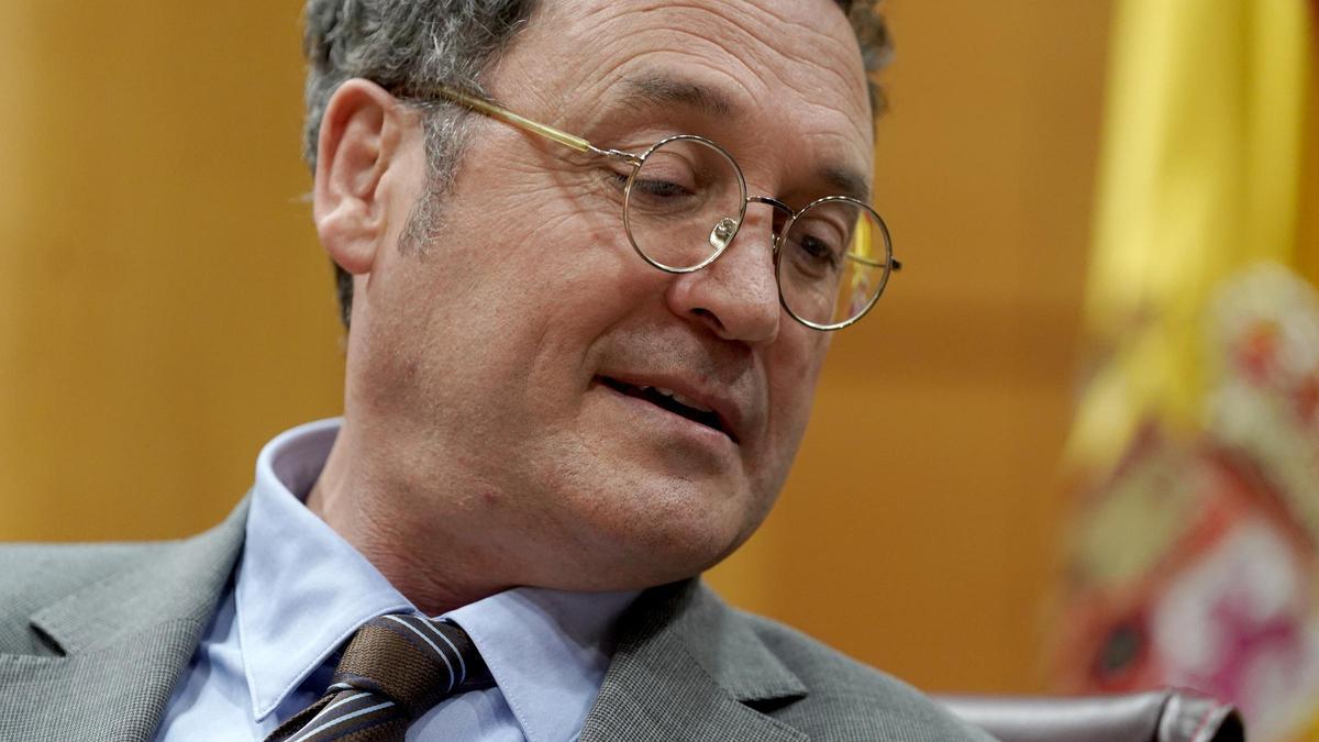 Álvaro García Ortiz, Fiscal General del Estado, durante su comparecencia en el Senado.