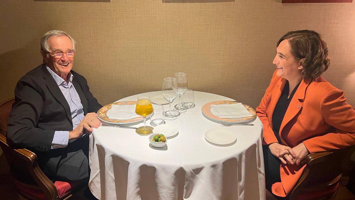 Colau y Trias, meses antes de las elecciones municipales de 2023.