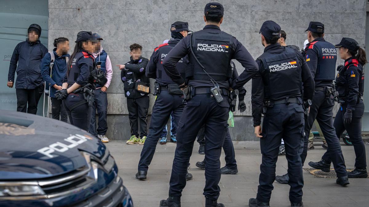 Imagen de la operación contra multirreincidentes