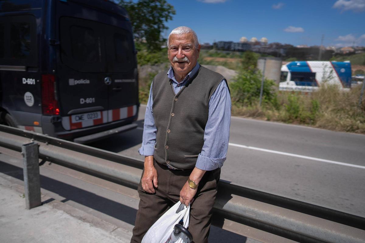 Félix Recio, il y a 50 ans, il a un jardin dans cet espace